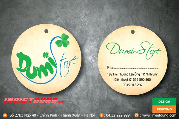 In mác quần áo giá rẻ store thời trang